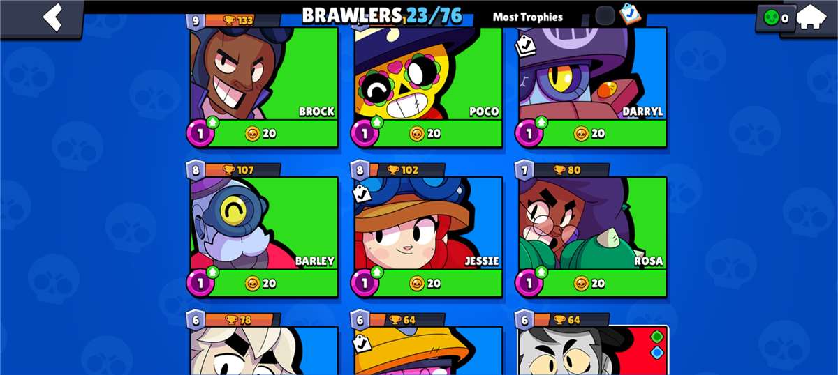 Game account sale Brawl Stars